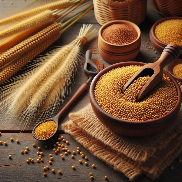 Roja Unpolished Foxtail Millet ( Thinai - தினை அரிசி ) - 500 Gm