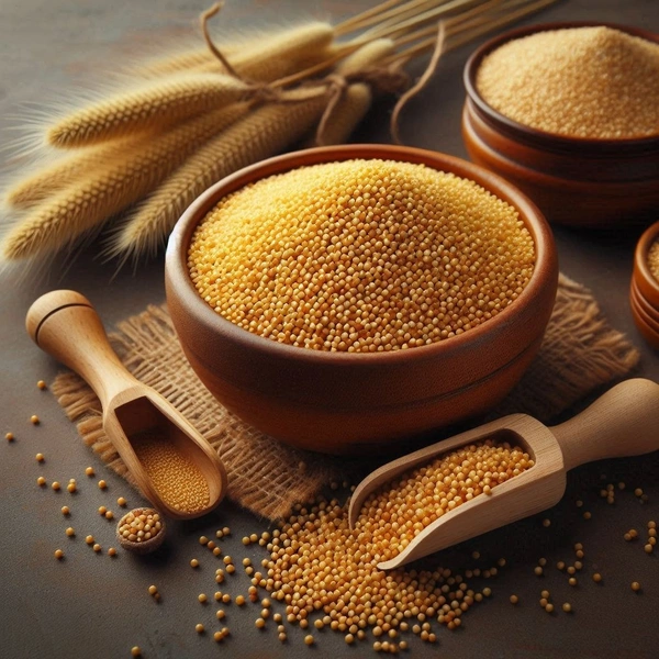 Roja Unpolished Foxtail Millet ( Thinai - தினை அரிசி ) - 500 Gm
