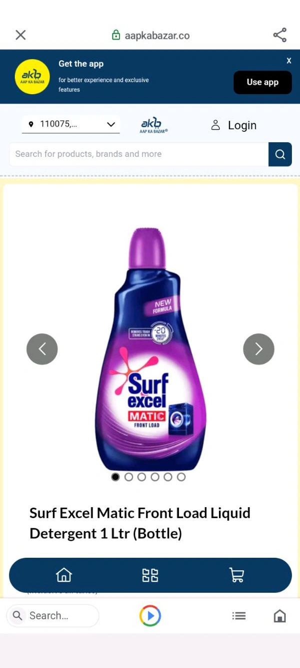Surf Excel Matic Liquid 