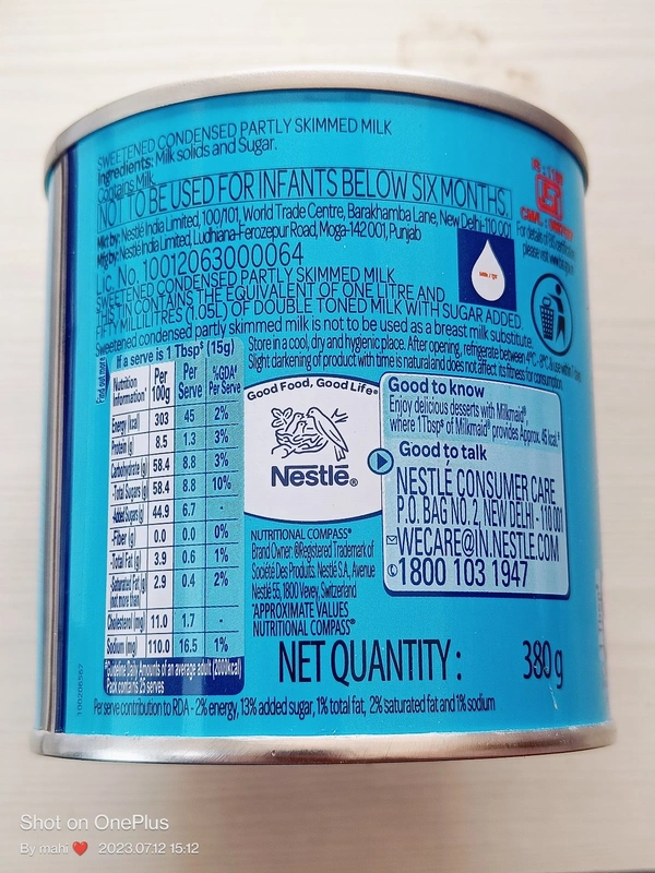 NASTLE milkmaid 380 Gm 