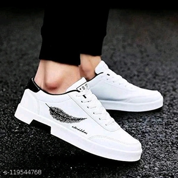 Modern Fashionable Men Casual Shoes* - White, 6