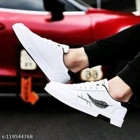 Modern Fashionable Men Casual Shoes* - White, 6