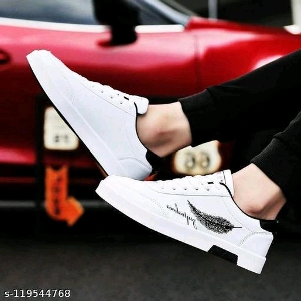 Modern Fashionable Men Casual Shoes* - White, 6