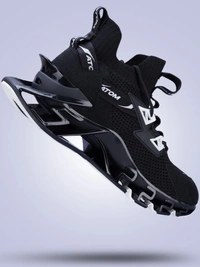 Atom Spring Edge Alpha 2 Black Sneakers  - Black, 6