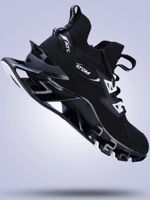 Atom Spring Edge Alpha 2 Black Sneakers  - Black, 6
