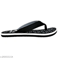 Cozy wear Flip Flops For Men - Black, 7