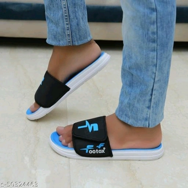 Modern Trendy Men Flip Flops - White, 6
