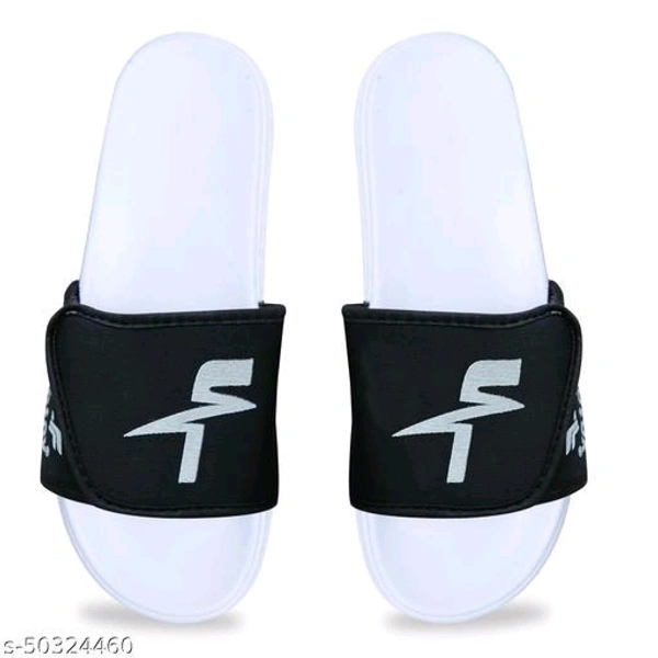 Modern Trendy Men Flip Flops - White, 10