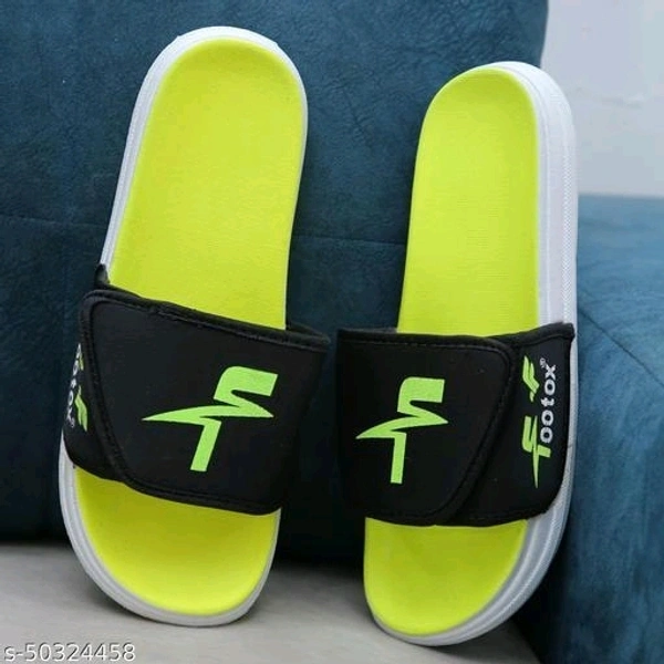 Modern Trendy Men Flip Flops - Green, 9