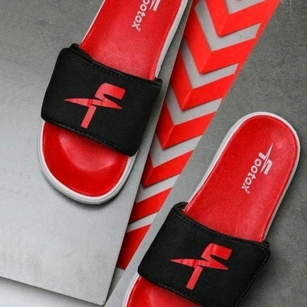 Modern Trendy Men Flip Flops - Red, 7