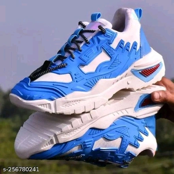 Latest Trendy Men Sports Shoes - Black, 6
