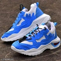 Latest Trendy Men Sports Shoes - Black, 6