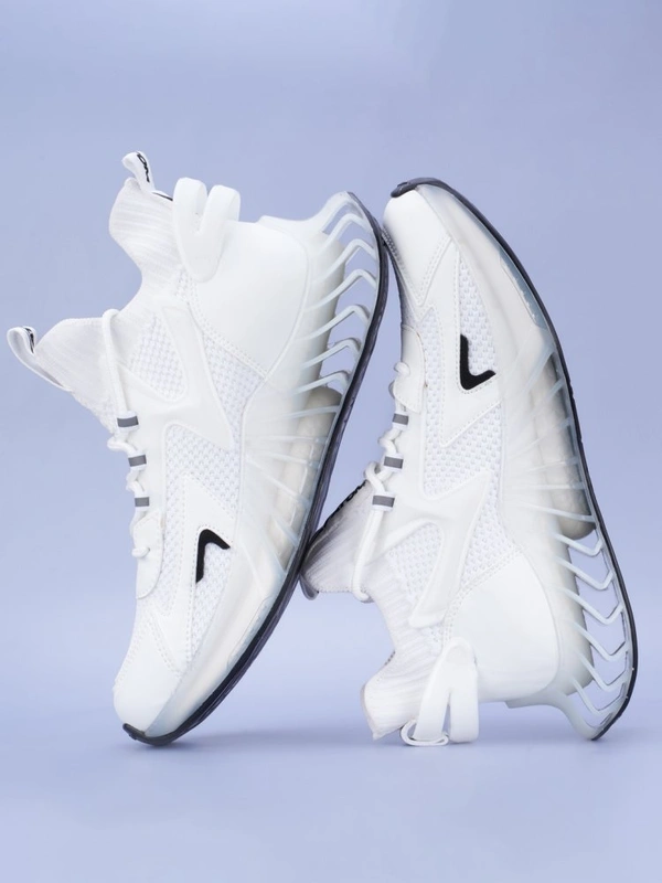 Atom Speed Rider White Sneakers  - Black, 6