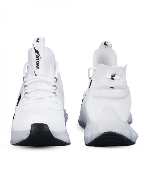 Atom Speed Rider White Sneakers  - White, 6