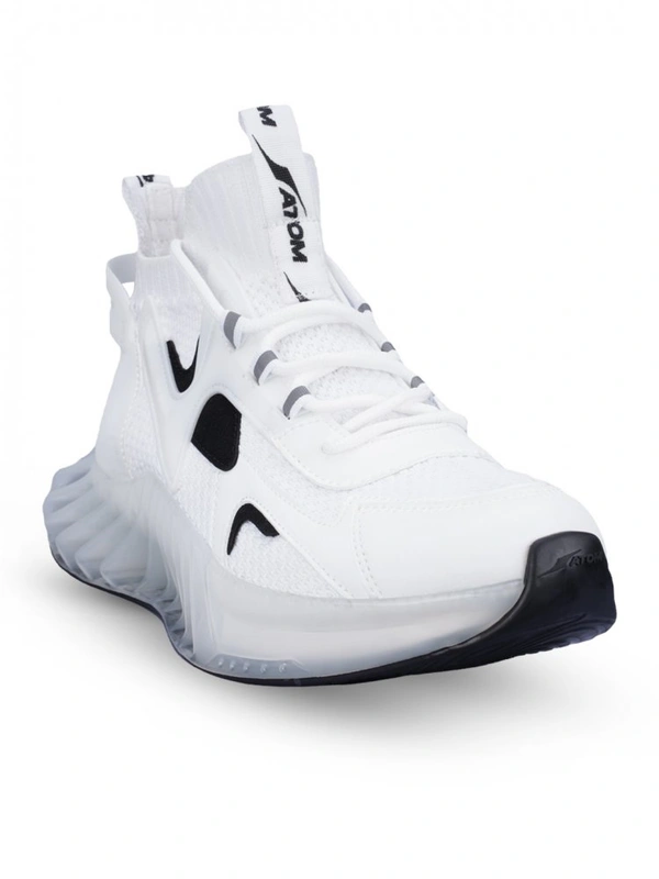 Atom Speed Rider White Sneakers  - White, 7