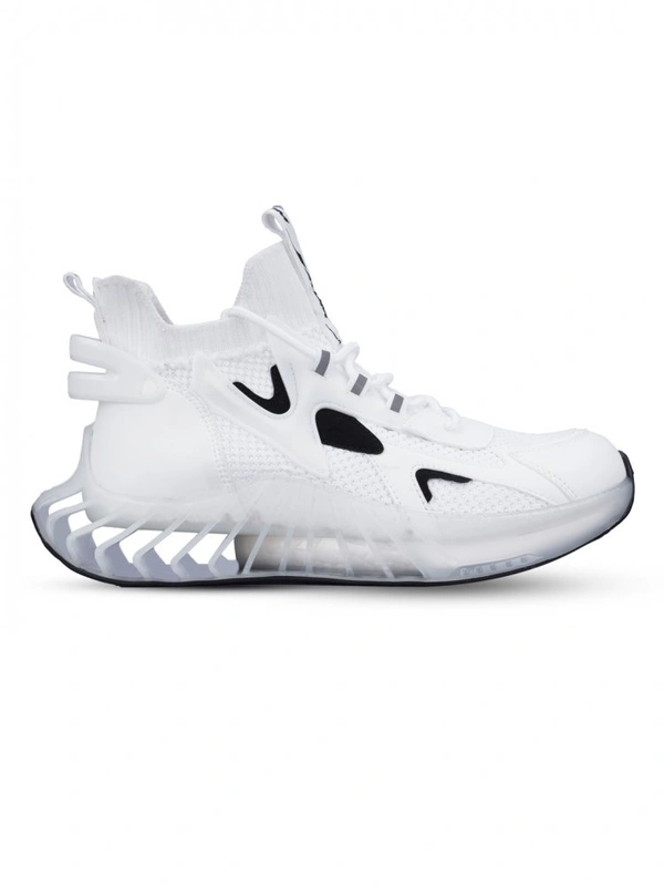 Atom Speed Rider White Sneakers  - White, 8