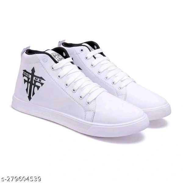 Latest Fashionable Men Casual Shoes* - White, 9