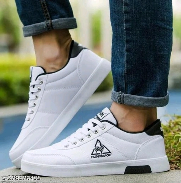 Latest Trendy Men Casual Shoes* - White, 7