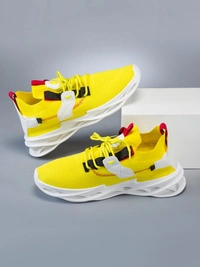 Black Sneakers  - Red, 6
