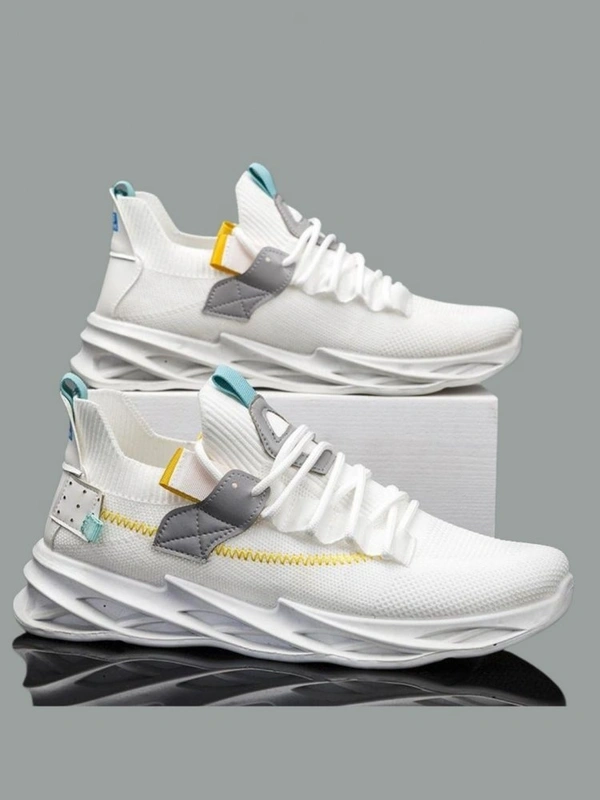 Black Sneakers  - White, 7
