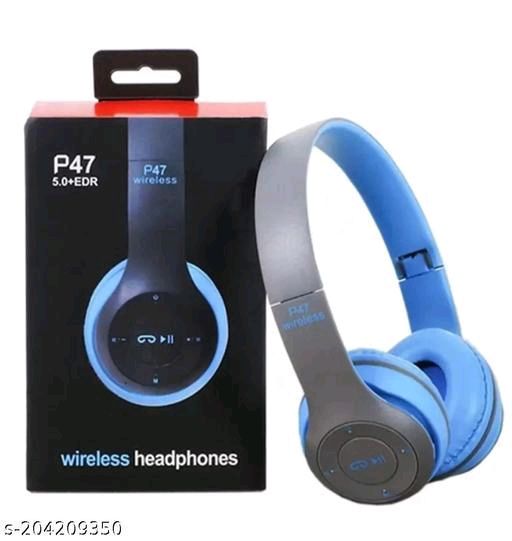 Rechargeable wireless online headphones