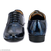 DESTA Men's Blue Partywear Patent Lace up Formal Shoe Material: Patent Material: RubberFastening & Back Detail: Lace-UpPattern: SolidNet Quantity (N): 1DESTA shoes are for regular comfort wear. The body of this shoe is in a neutral grey colour with light blue accents. The upper material keeps air circulation while  - Alice Blue, 8
