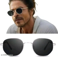 Latest Trendy pathan sunglasses for men and womenNet Quantity (N): 1Sizes:Free SizeThe amazing accessories to enhance your style statement is Spectacles Frames. They are trendy and never really go out of style. Made of polycarbonate material our products are ergonomically designed to give you a comfortable head hugging fit. Thus  - Black