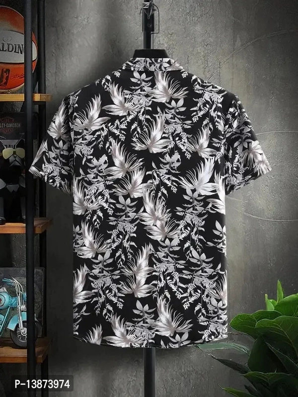 Men Casual ShirtFabric: LycraSleeve Length: Short SleevesPattern: PrintedNet Quantity (N): 1Sizes:S (Chest Size: 36 in, Length Size: 27.5 in) M (Chest Size: 38 in, Length Size: 28 in) L (Chest Size: 40 in, Length Size: 28.5 in) XL (Chest Size: 42 in, Length Size: 29 in) Mens Printed shirt from " Smarty Fashion " Culture is made with care and thought. Twill tape  - Black, S