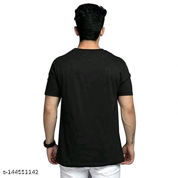 Premium Polyester T-shirt (Pack of 1)Fabric: PolyesterSleeve Length: Short SleevesPattern: PrintedNet Quantity (N): 1Sizes:XL (Chest Size: 42 in, Length Size: 29 in) L (Chest Size: 40 in, Length Size: 28 in) M (Chest Size: 38 in, Length Size: 27 in) - Black, M