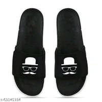  Black Solid Sliders For MenMaterial: NylonSole Material: PVCFastening & Back Detail: Slip-OnPattern: SolidNet Quantity (N): 1 - Black, 12