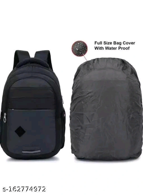 Stylish school/college Backpack for Boys/girl'sMaterial: PolyesterNet Quantity (N): 1STYLISH SCHOOL BACKPACK FOR BOYS & GIRL'S. This backpack is made to used for boys, girls, men, women and kids. This bag is very good for boys and girls. Laptop school Backpack comes with multiple organized compartment That make it perfect for your  - Black, Free Size