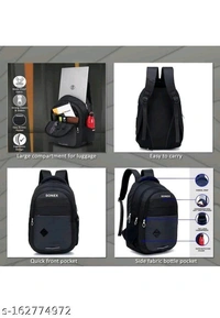 Stylish school/college Backpack for Boys/girl'sMaterial: PolyesterNet Quantity (N): 1STYLISH SCHOOL BACKPACK FOR BOYS & GIRL'S. This backpack is made to used for boys, girls, men, women and kids. This bag is very good for boys and girls. Laptop school Backpack comes with multiple organized compartment That make it perfect for your  - Black, Free Size