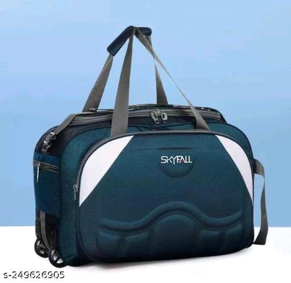  Fancy Women Women Duffel Bag Shopping bags/Luggage Bag/Travel Bags/ Traveling bags/Travaling bags/travel bags/traveller bag/ - Sherpa Blue, Free Size