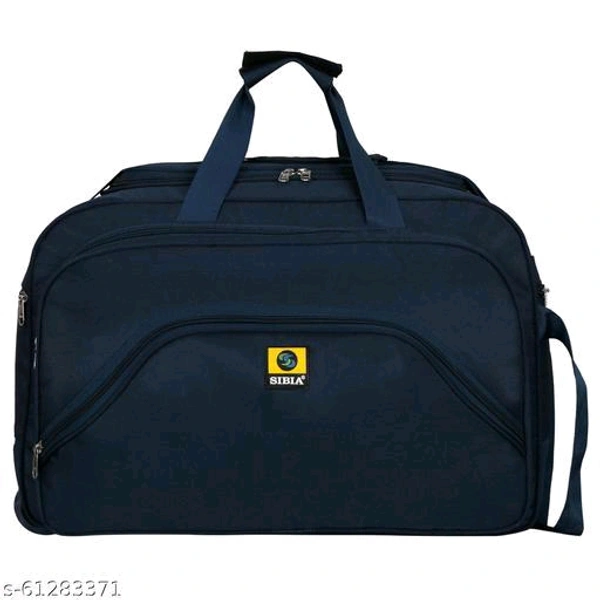  SIBIA Unisex Multi-purpose Expandable Luggage Travel Wheeler Duffle Bag with 2 Roller WheelsMaterial: NylonType: TravelNo. Of Compartments: 1Product Height: 36 CmProduct Length: 54 C - Black, Free Size