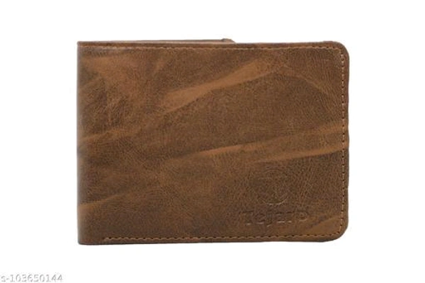  Tejaro Men Brown Casual Artificial leather walletMaterial: PUNo. of Compartments: 3Pattern: SolidNet Quantity (N): 1Sizes: Free Size (Length Size: 6 cm, Width Size: 8 cm) Country of Origin: India - Brown, Free Size