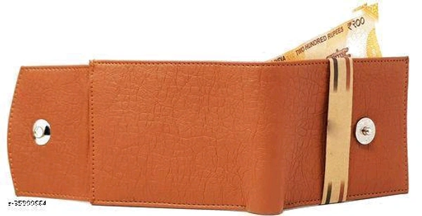 Stylish Best Bifold leather wallet for men Material: LeatherNo. of Compartments: 2Pattern: SolidNet Quantity (N): 1Sizes: Free Size (Length Size: 12 cm, Width Size: 10 cm) Card Holder Men's Compact Wallet: A slim, compact card holder for men that is made from premium leather. It features multiple card slots and a clear ID window for ea - Bourbon, Free Size