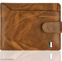 Attractive Men Rust Two Fold Leather Wallets*Material: Faux Leather/LeatheretteNo. of Compartments: 4Pattern: SolidNet Quantity (N): 1Sizes: Free Size (Length Size: 10 cm, Width Size: 12 cm) Is A Well Known Designer Company Of That Manufactures Wallets, Bags And Belts. The Company Has Now Introduced The Loscco artificial Leather Men'S Wallet - Bourbon, Free Size
