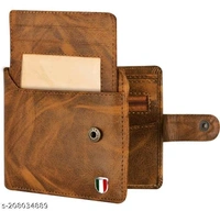 Attractive Men Rust Two Fold Leather Wallets*Material: Faux Leather/LeatheretteNo. of Compartments: 4Pattern: SolidNet Quantity (N): 1Sizes: Free Size (Length Size: 10 cm, Width Size: 12 cm) Is A Well Known Designer Company Of That Manufactures Wallets, Bags And Belts. The Company Has Now Introduced The Loscco artificial Leather Men'S Wallet - Bourbon, Free Size