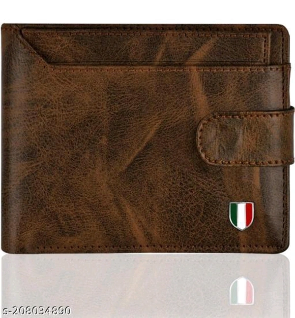 *Attractive Men Rust Two Fold Leather Wallets*Material: Faux Leather/LeatheretteNo. of Compartments: 4Pattern: SolidNet Quantity (N): 1Sizes: Free Size (Length Size: 10 cm, Width Size: 12 cm) Is A Well Known Designer Company Of That Manufactures Wallets, Bags And Belts. The Company Has Now Introduced The Loscco artificial Leather Men'S Wallet - Brown, Free Size