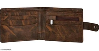 *Attractive Men Rust Two Fold Leather Wallets*Material: Faux Leather/LeatheretteNo. of Compartments: 4Pattern: SolidNet Quantity (N): 1Sizes: Free Size (Length Size: 10 cm, Width Size: 12 cm) Is A Well Known Designer Company Of That Manufactures Wallets, Bags And Belts. The Company Has Now Introduced The Loscco artificial Leather Men'S Wallet - Brown, Free Size