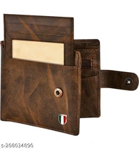 *Attractive Men Rust Two Fold Leather Wallets*Material: Faux Leather/LeatheretteNo. of Compartments: 4Pattern: SolidNet Quantity (N): 1Sizes: Free Size (Length Size: 10 cm, Width Size: 12 cm) Is A Well Known Designer Company Of That Manufactures Wallets, Bags And Belts. The Company Has Now Introduced The Loscco artificial Leather Men'S Wallet - Brown, Free Size
