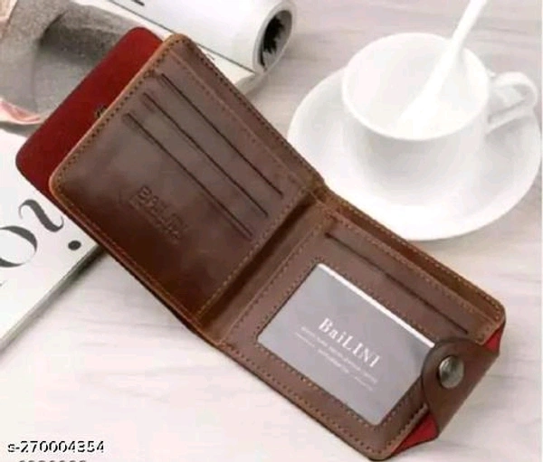  Classic Stylish Trending Genuine Leather 501 walletMaterial: PUNo. of Compartments: 2Pattern: TexturedNet Quantity (N): 1Sizes: Free Size (Length Size: 10 cm, Width Size: 10 cm) Country of Origin: India - Free Size