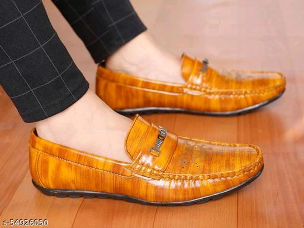 Loafers sneakersMaterial: SyntheticSole Material: RubberFastening: Lace-UpsNet Quantity (N): 1LoafersSizes: IND-6, IND-7, IND-8, IND-9, IND-10Country of Origin: India - Raw Sienna, 9