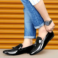 Black loafers shoesMaterial: SyntheticSole Material: PvcFastening: Slip OnToe Shape: Round ToeNet Quantity (N): 1Mahin Enterprises is dedicated to designing high quality and durable products with beyond your expected service to the customers from all around the world. We have formed a stable internal system of independent design, production and quality inspec - Black, 9