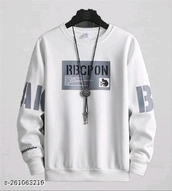  MENS T-SHIRTFabric: CottonSleeve Length: Long SleevesPattern: PrintedNet Quantity (N): 1Sizes:S, M, L, XL, XXLCountry of Origin: India - White, L