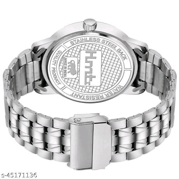  HMTr-7090-BLUE DAY AND DATE Analog Watches Strap Material: BrassCase/Bezel Material: AlloyClasp Type: BuckleDate Display: YesDial Design: EthnicDial Shape: RoundDisplay Type: AnalogDual Time: NoGps: NoLight: NoMechanism: QuartzPower Source: Battery PoweredScratch Resistant: NoShock Resistance: NoWater Resistance: NoAdd On: Additional S - Free Size