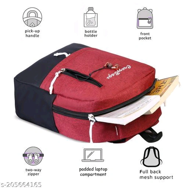  CrazyBags Medium 25L Casual Waterproof Laptop Bag/Backpack for Men Women Boys Girls/ Office School Travel College Teens and Students Crazy25(Grey)Product Name: CrazyBags Medium 25L Casual Waterproof Laptop Bag/Backpack for Men Women B - Free Size