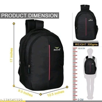 Classic Collage Bag Kids Bags & Backpacks school bag Collage bag Office bag Combo Backpack With Sqaure Dial Black Digital LED Watch for Girls&BoysMaterial: FabricNet Quantity (N): 1This smart bag for SEAKING Super Quality Assured Prov - Free Size