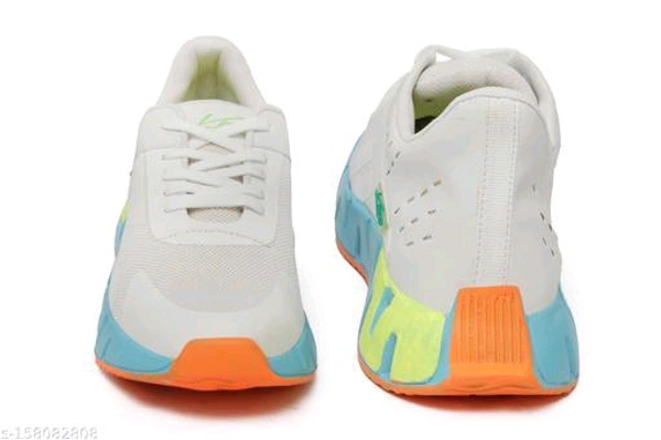   CASUAL SHOES,SPORTS SHOES,MESH SHOES,STYLISH SHOES FOR MEN,TRENDY SHOES FOR MENMaterial: Mesh Sole Material: Rubber Fastening & Back Detail: Lace-Up Pattern: Printed Net Quantity (N): 2 Sizes:  IND-6, IND-7, IND-8, IND-9, IND-10 Country of Origin: India - White, 7