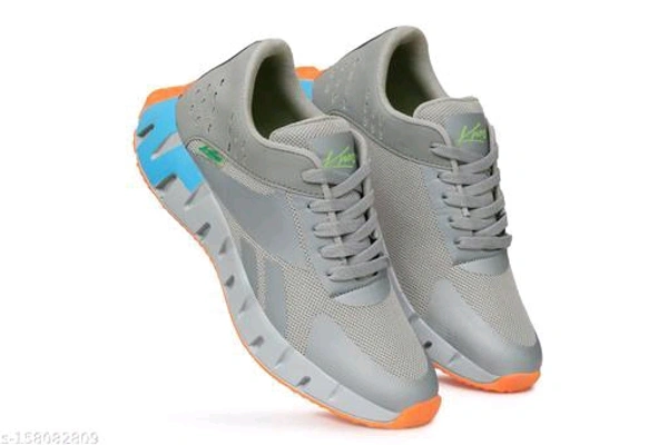  CASUAL SHOES,SPORTS SHOES,MESH SHOES,STYLISH SHOES FOR MEN,TRENDY SHOES FOR MENMaterial: Mesh Sole Material: Rubber Fastening & Back Detail: Lace-Up Pattern: Printed Net Quantity (N): 2 Care Instructions :- Clean your shoes with Synthetic cleaner or shampoo, and use a Fine brush to - Gray, 10